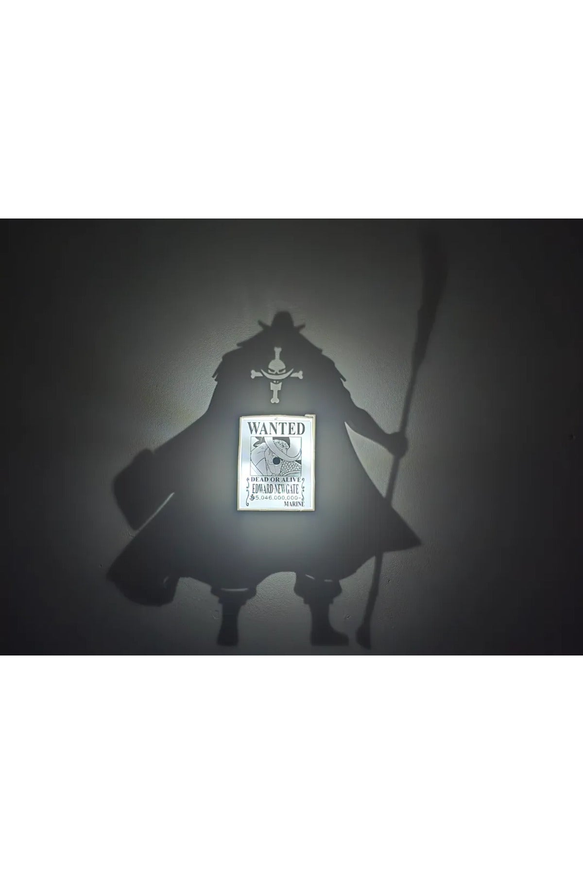 Barba Blanca/Beyaz Sakal Gölge Lambası - One Piece Gece Lambası - Anime