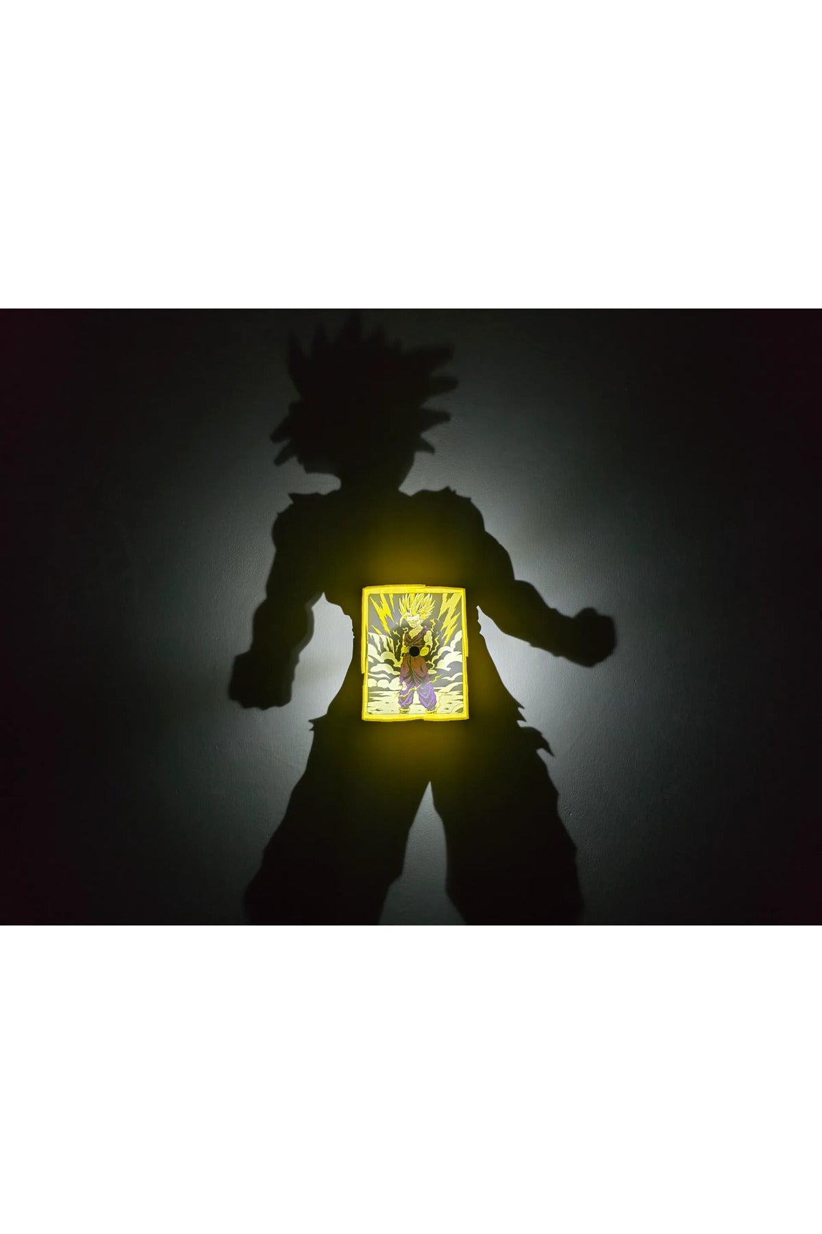 Gohan Super Saiyan 2 Gölge Lambası - Dragon Ball Gece Lambası - Anime