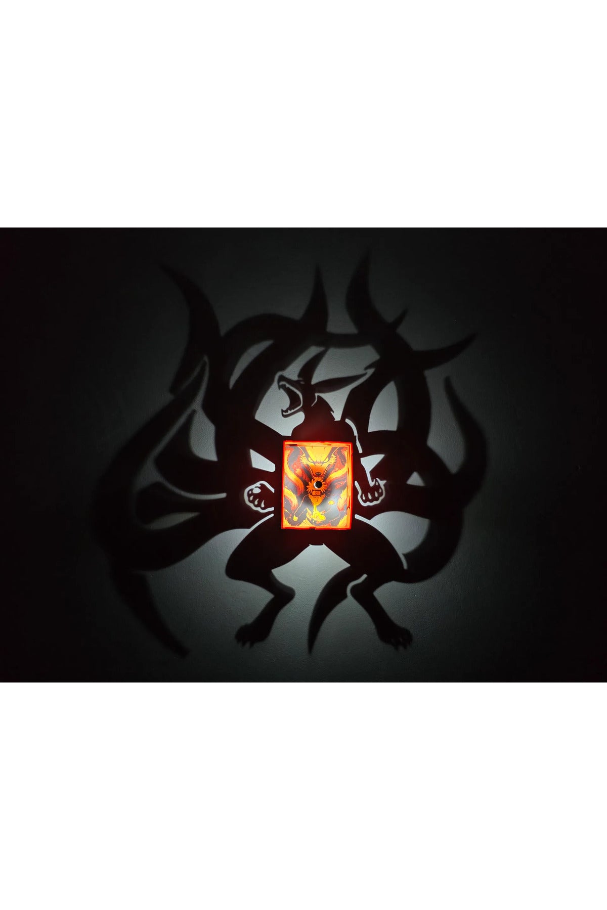 Kurama Dokuz Kuyruklu Tilgi Gölge Tambası - Naruto Gölge Lambası - Anime