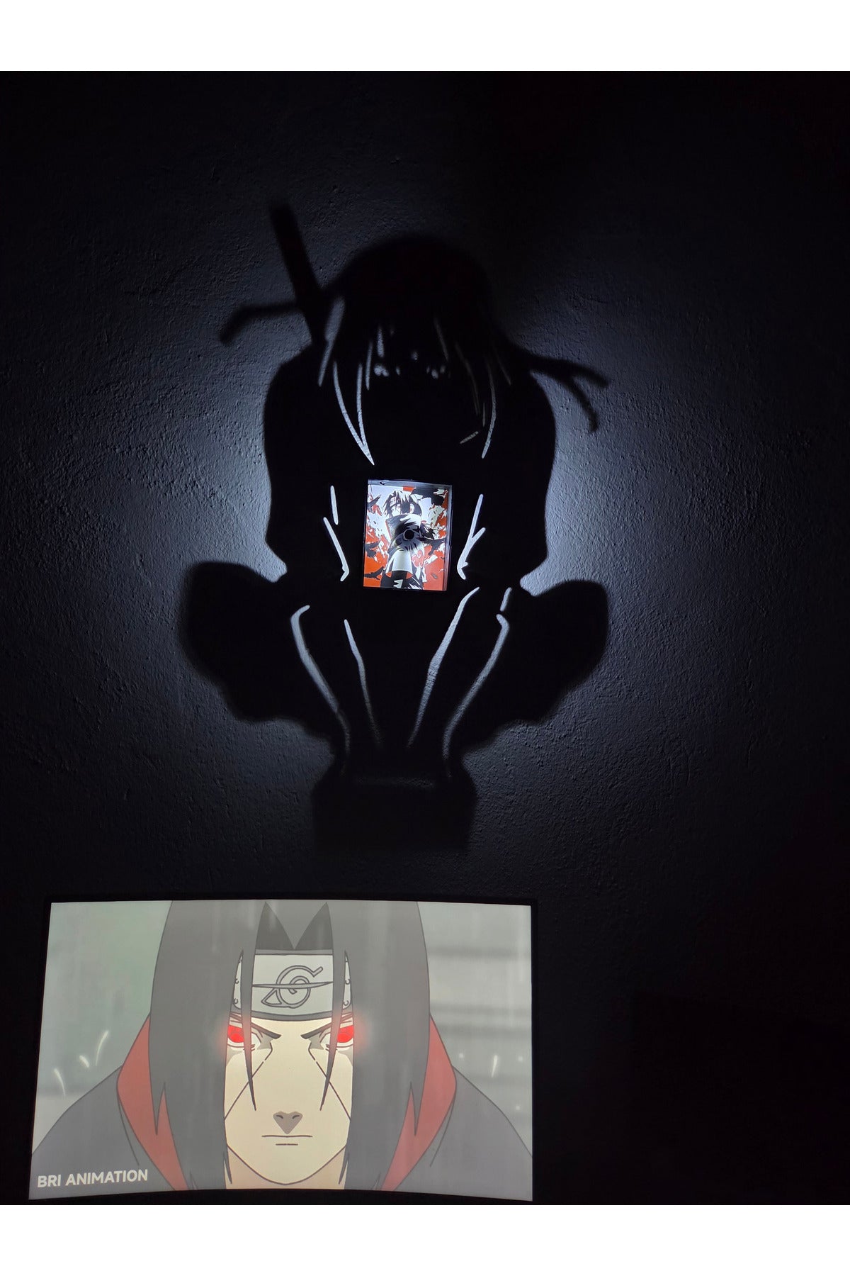 Itachi Gölge Lambası - Naruto Gece Lambası - Anime