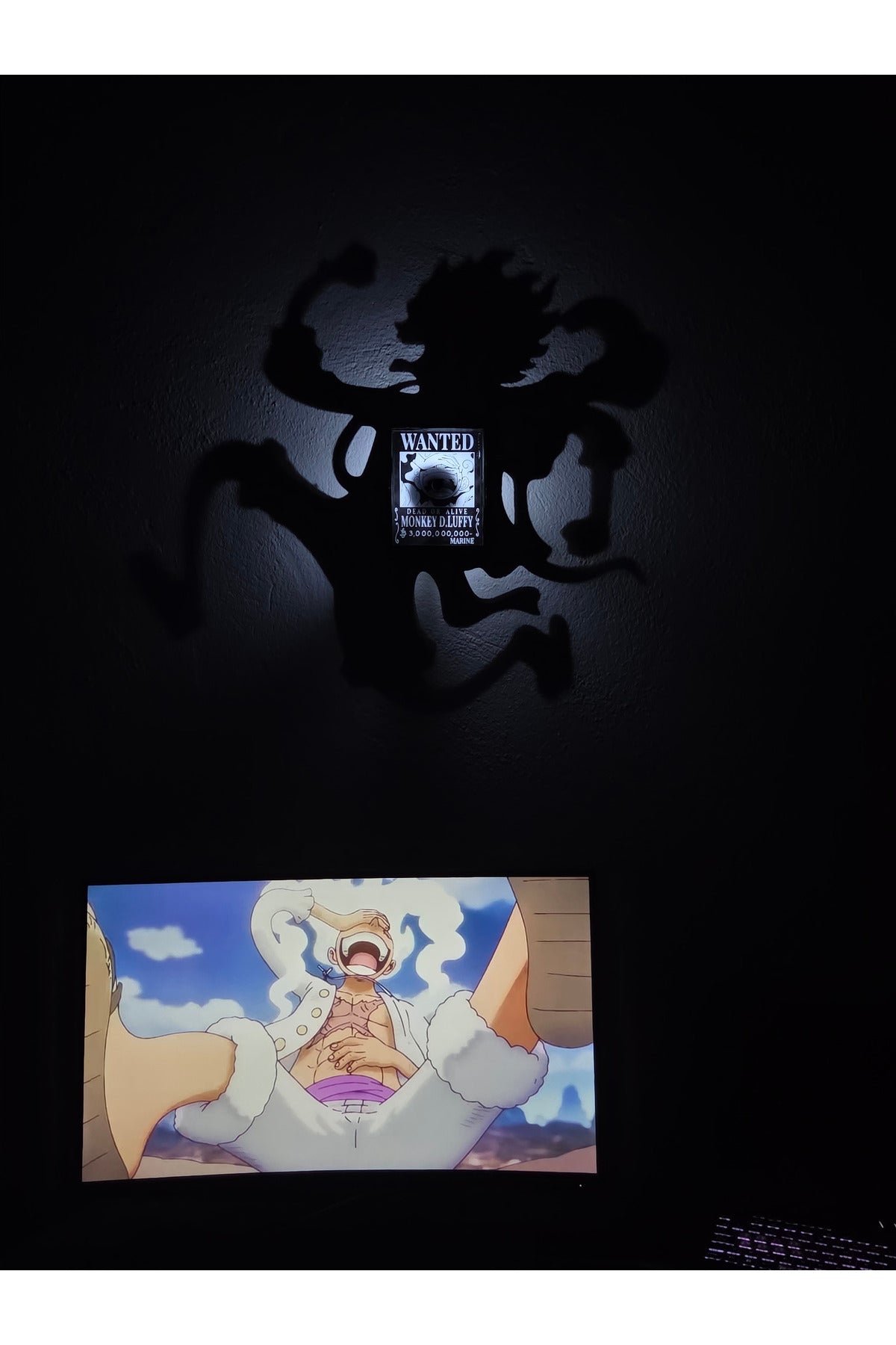 One Piece Luffy Gear 5 Gölge Lambası - Gece Lambası