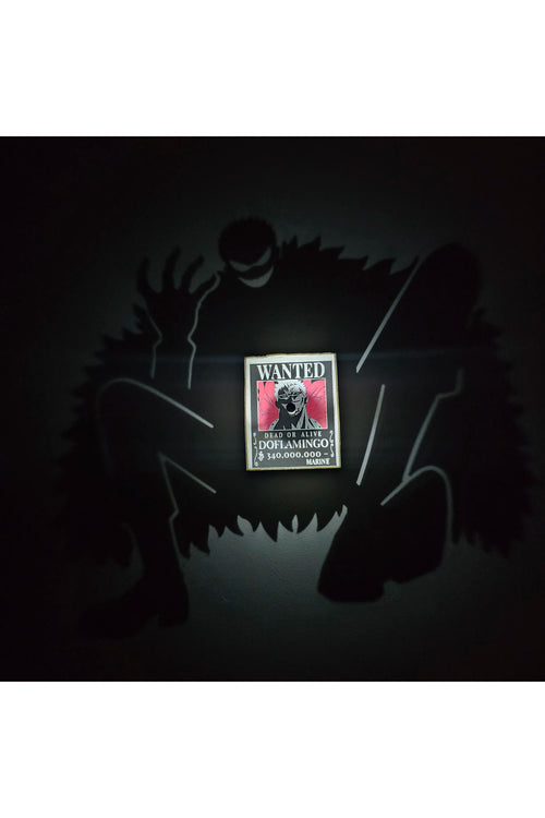 Donquixote Doflamingo Gölge Lambası - One Piece Gece Lambası - Anime
