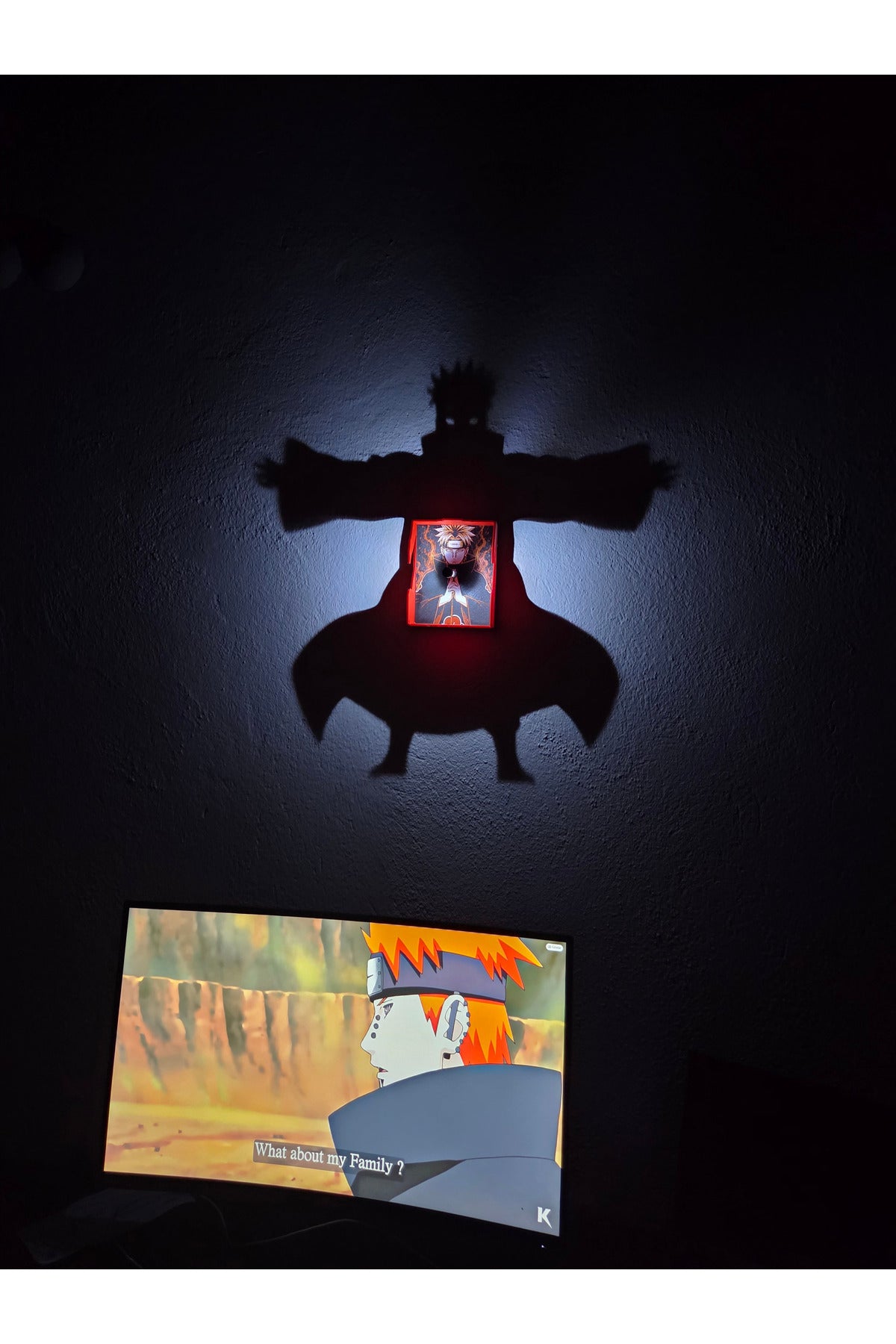 Pain Gölge Lambası - Naruto Gece Lambası - Anime